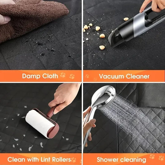 Waterproof Pet Hammock, Scratch Proof Nonslip Durable Soft Back Seat Cover for Cars Truck