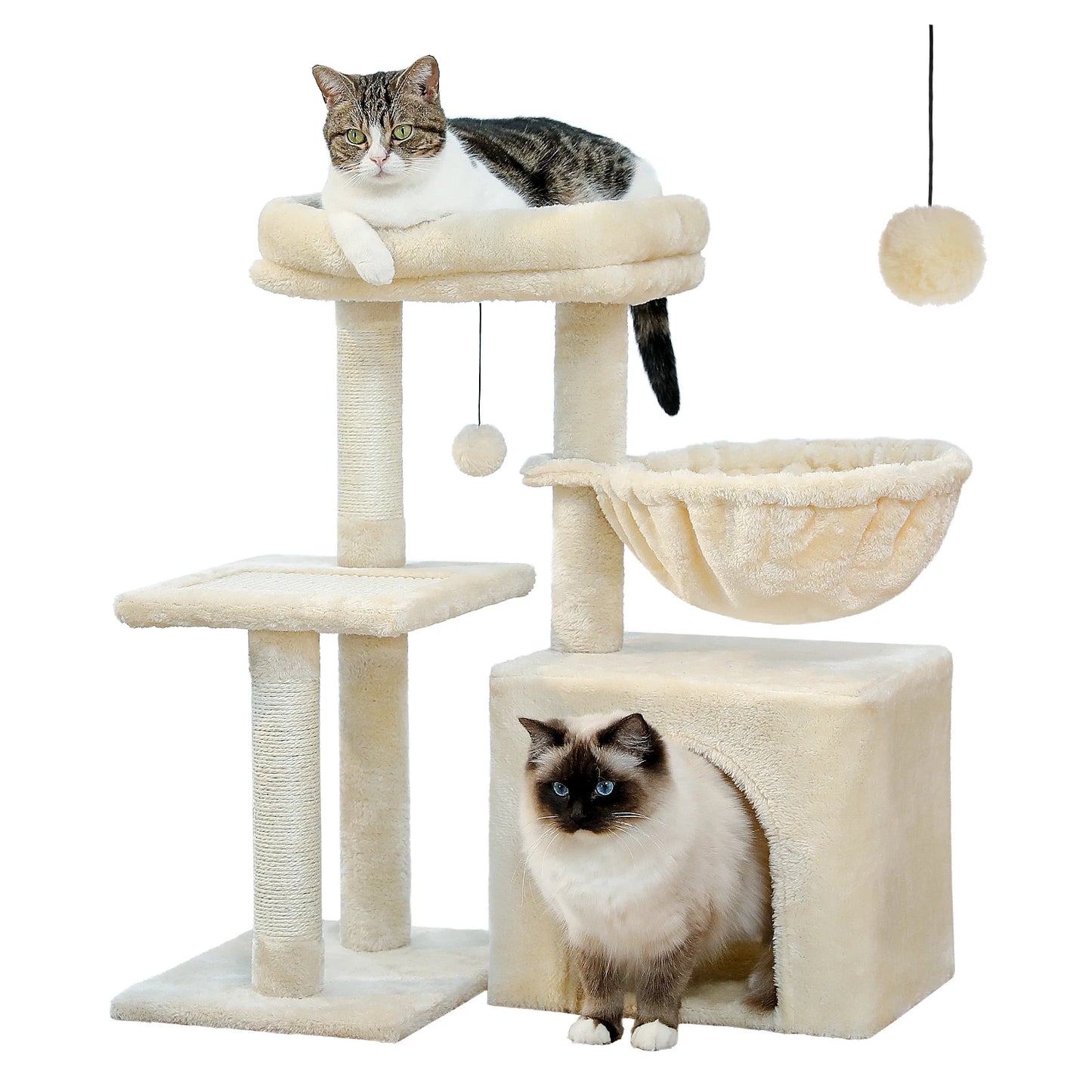 Indoor Cat Scratching Posts, Hammock, Removable Top