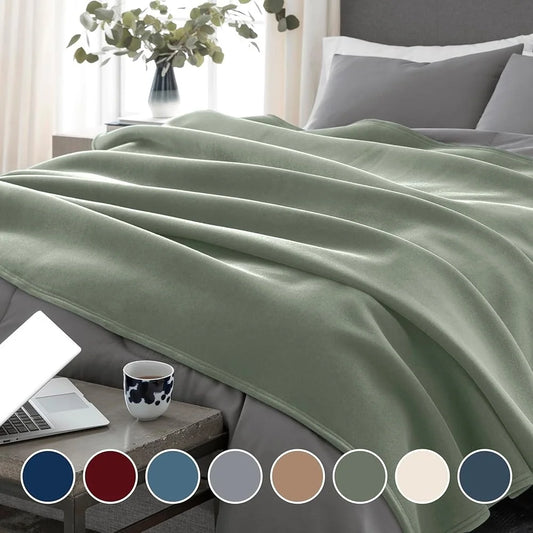 Super Soft Lightweight Insulating Plush Blanket ,Machine Washable Durable 90x90
