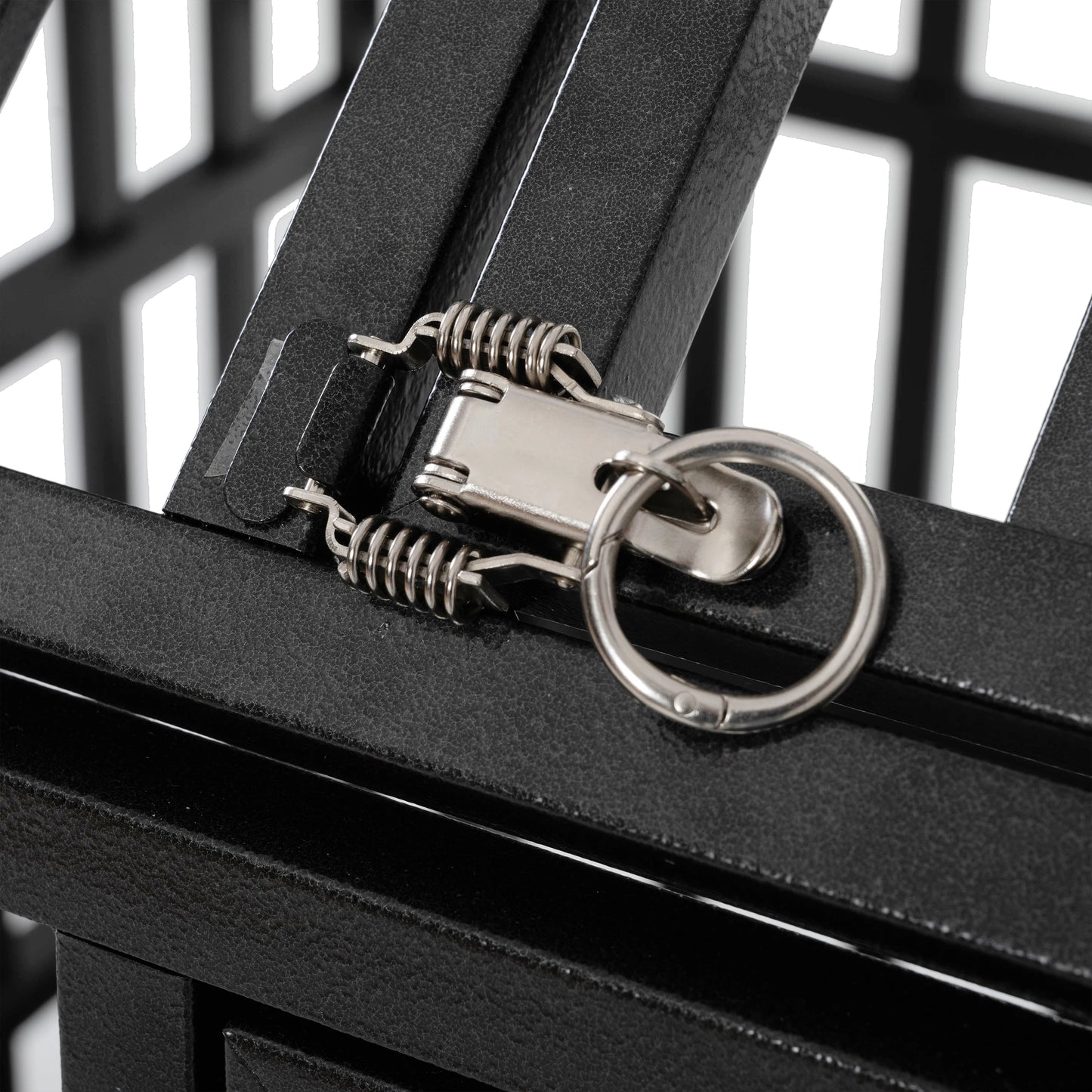 52" Heavy Duty  Large Dog Strong Metal Dog Kennel, 4 Lockable Wheels