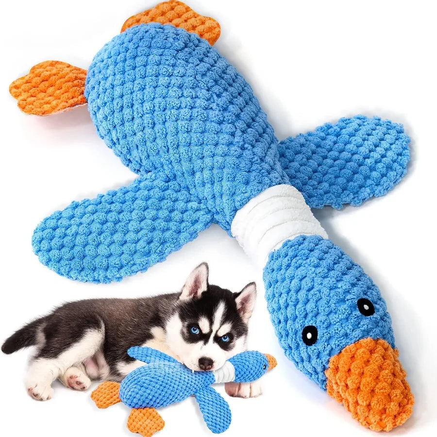 Dog Toys for Aggressive Chewers Small Medium Large, Crinkle Squeaky Plush Dog Puppy Chew Toy