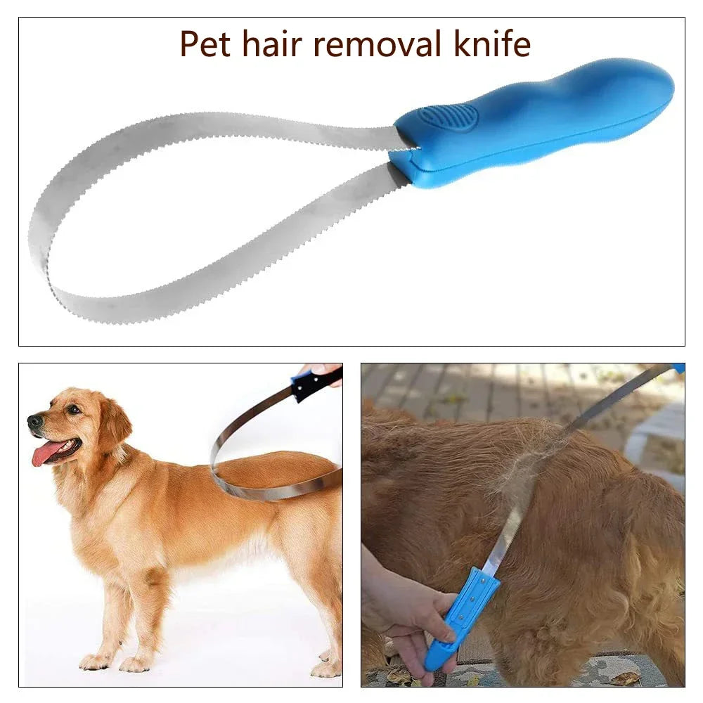 Dog, Horse Metal Sweat Scraper, Shedding Blade Grooming Tool