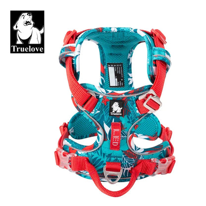 Easy to adjust Pet Explosion-proof Dog Harness Camouflage Reflective Nylon