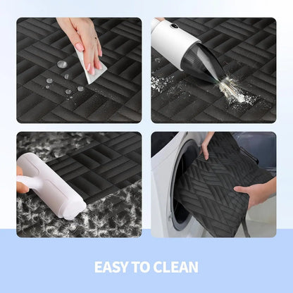 , Hard Bottom Back Seat Extender for Dogs, Holds 400lbs, Scratch-Proof Waterproof