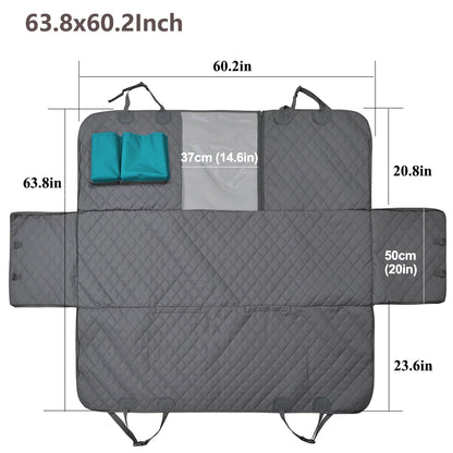 Waterproof Pet Travel Hammock  Back Seat Protector