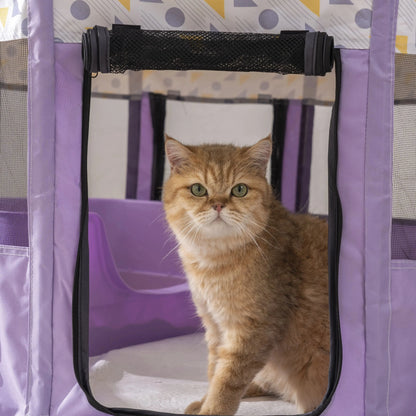 Foldable Mesh Ventilated X-large, Circular Pet Nest Outdoor/Indoor